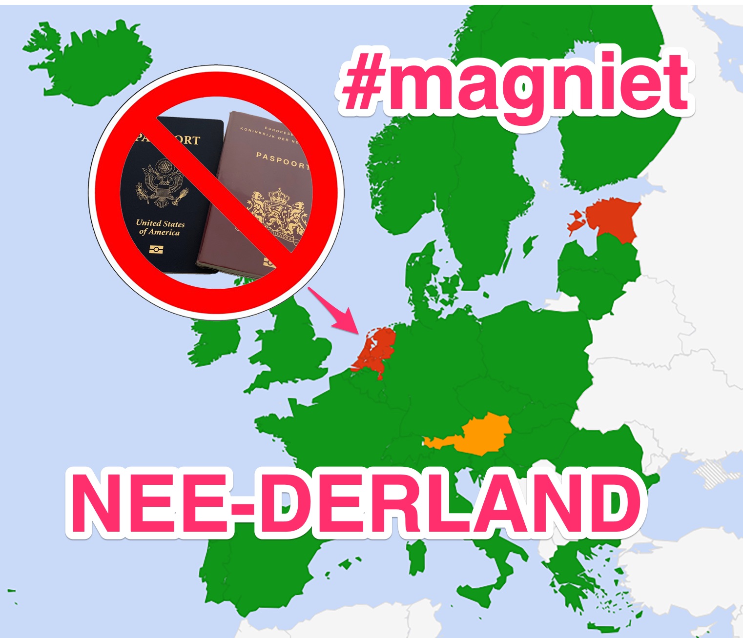 Dubbele nationaliteit: Alleen in Nederland verboden